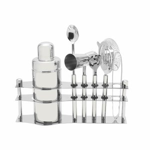 Ensemble élégant de mélangeur à cocktails en acier inoxydable avec un design moderne et une finition haut de gamme pour bar à domicile et pour offrir en cadeau - Product Image 3