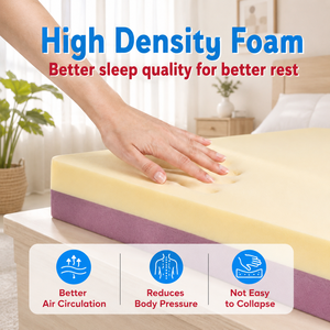 E <b>Z</b> <b>Bed</b> Twice delivers dependable comfort with dual feel design and supportive high density foam core - Product Image 4