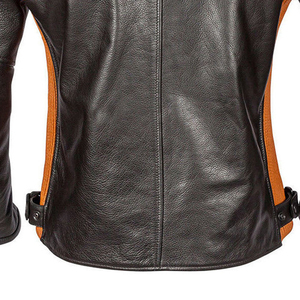 Chaqueta de Cuero para Motocicleta para Hombre, Transpirable, Protectora, Ropa de Conducción, OEM, ODM, Logotipo Personalizado, Calidad de Exportación, para Todas las Estaciones - Product Image 4