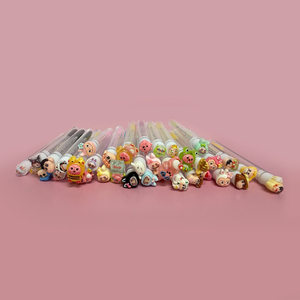Pennelli per Ciglia Minimalisti in Pelo Sintetico, Spoolie a Forma di Arachide con Coperchio Antipolvere, Colori Personalizzabili, Manico in Plastica Morbida, Vendita all'Ingrosso per Prodotti di Bellezza - Product Image 3