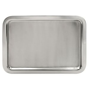 Rectangle <b>Metal</b> Decorative Tray With Vintage Engraved Floral Pattern Handmade Design Style - Product Image 3