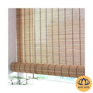 MEILLEUR PRIX |   Stores en bambou à motif horizontal, rideau en bambou tissé pour la protection des fenêtres de la maison et du bureau, de Blue Lotus Farm - Product Image 1