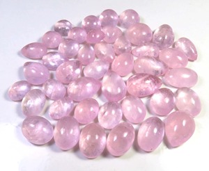High Quality High Grade Natural <b>Morganite</b> Cabochon 10-19mm Pink Smooth Mix Shape Gemstone Loose 43 Pcs 363Cts Wholesale Bulk Lot - Product Image 4
