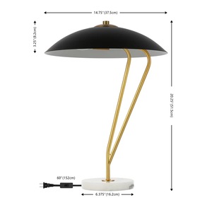 Lámpara de Mesa Clásica de Latón Macizo con Pantalla Plegada, Iluminación Tradicional para el Hogar - Product Image 5