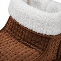Coussin chauffant en flanelle Sherpa OEM/ODM avec contrôleur LED détachable, 3 niveaux de chaleur réglables et minuterie