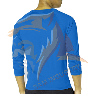 เสื้อยืดแขนยาวผู้ชายผ้าฝ้ายเนื้อนุ่มพิมพ์โลโก้แบบกำหนดเองคุณภาพพรีเมียมระบายอากาศได้ดีสวมใส่สบาย - Product Image 5