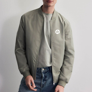 เสื้อแจ็คเก็ตผู้ชายแบบสั่งทำพิเศษ - Urban Technical Bomber - ผ้าฝ้ายระบายอากาศได้ 100% - ไส้ใยโพลีเอสเตอร์/ผ้าฝ้ายเนื้อหนา - Product Image 2