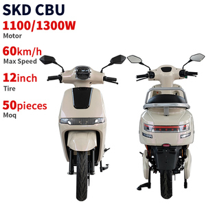 Moto électrique tendance CKD SKD 12 pouces 1100/1300W, vitesse maximale 60 km/h, nouveau modèle, prix usine, cyclomoteur électrique pour adultes - Product Image 4