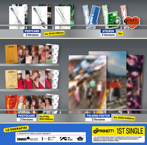 LE SSERAFIM - 1er álbum sencillo [SPAGHETTI] - Product Image 2