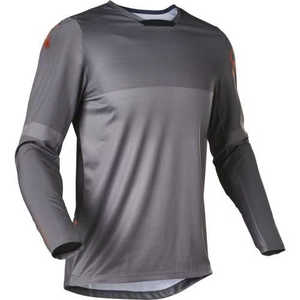 Maillot de course personnalisé de haute qualité en Spandex/Polyester sublimé, écologique, respirant, à manches longues, pour moto et sports automobiles - Product Image 3