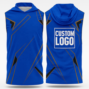 Fabricant d'uniformes d'équipe en gros, polyester de haute qualité, impression numérique personnalisée, sans manches, respirant, pour hommes adultes, basketball - Product Image 4