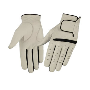 Guantes de Golf Blancos de Piel de Cabretta para Mano Derecha con Agarre, Transpirables, para Deportes al Aire Libre, Venta al Por Mayor - Product Image 5