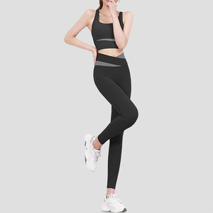 Conjunto de Yoga para Mujer de 2 Piezas, Transpirable, Ecológico, de Secado Rápido, Tela Ligera para Entrenamiento, Fitness y Uso Diario - Product Image 3
