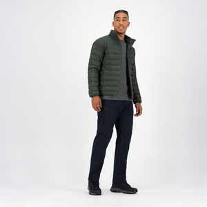 Chaqueta de Plumón para Hombre con Logotipo Personalizado, Reversible, Gruesa, Estilo Urbano, Color Sólido, Cierre de Cremallera, Acolchada, para Invierno - Product Image 6