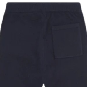 Navy Knitted Jogger <b>Pants</b> Unisex Soft Knit Sweatpants Elastic Waist Casual Lounge Streetwear Winter Warm Custom Sizes - Product Image 4