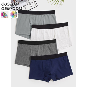 Calzoncillos Bóxer de Algodón para Hombre, Cintura Media, Premium, Suaves, Transpirables, Ecológicos, Cintura Elástica, Logotipo Personalizado, OEM, ODM, Venta al Por Mayor - Product Image 4