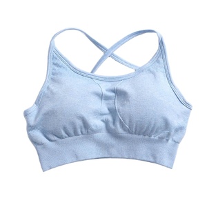 Ensemble de sport 3 pièces sans couture : Legging taille mi-haute, soutien-gorge de sport et haut de survêtement à séchage rapide pour l'entraînement et la course - Product Image 2