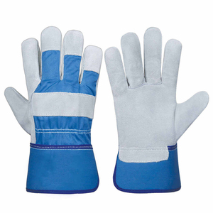 Fabricant professionnel, prix bas, gants de travail canadiens, gants de sécurité en cuir de vachette résistant, gants de travail pour ouvriers - Product Image 1