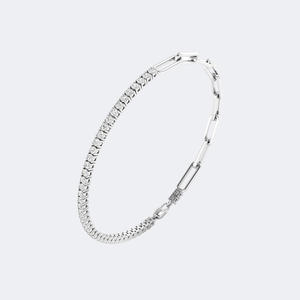Pulsera de tenis con diamantes redondos engastados en punta de 1.51 quilates - Product Image 2