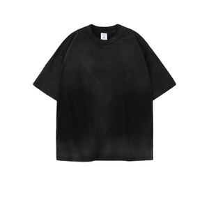 เสื้อยืดคอกลมสไตล์ใหม่ลำลองสำหรับผู้ชาย เสื้อยืดซันเฟด วัสดุผ้าฝ้าย 100% - Product Image 3