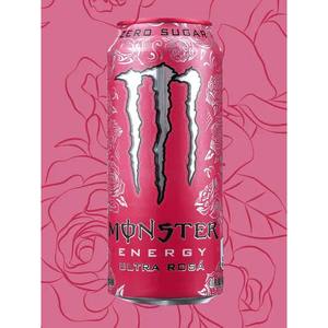 Bebida Energética con Sabor a Bayas Silvestres Exóticas, Monster Ultra Rosa, Favorita del Mercado con Alta Demanda - Product Image 3