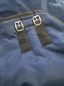 Couverture d'extérieur imperméable pour cheval 1800D, 71 pouces x 135 cm, avec enveloppe ventrale, motif écossais - Product Image 4