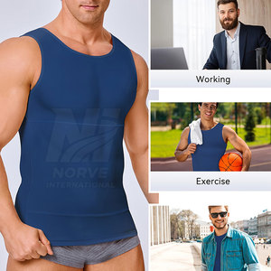 Premium Elastic Performance Tank Moisture Control Workout Activewear Sleeveless <b>Compression</b> <b>Shirt</b> - Product Image 4