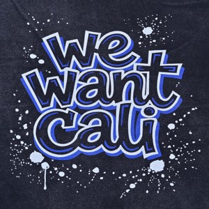 We Want Cali T-shirt court pour femme, col rond, manches courtes, coupe ample, imprimé, en jersey de coton, style décontracté printemps-été - Product Image 6