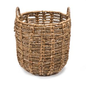 Round basket of <b>water</b> hyacinth in natural <b>color</b> Handmade Storage Basket Wholesale eco-friendly Made in Vietnam - Product Image 1
