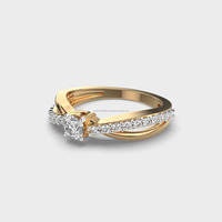 Bijoux en diamant en or 18 carats fins personnalisés de luxe diamants naturels certifiés-bagues en or fin de mariage/fête Colliers Boucles d'oreilles IGI