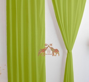 Nouvelle collection de rideaux en coton 100% couleur unie, respirants, durables, style farmhouse et contemporain - Product Image 4