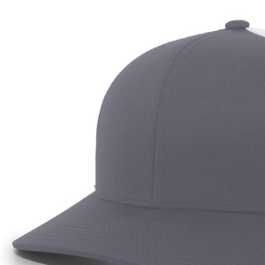 Gorra Trucker de Malla Blanca, 6 Paneles, Ajustable, Color Sólido, Estilo Casual, Transpirable, Primavera/Verano, Unisex, Adulto - Product Image 4