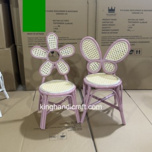 Silla Infantil Moderna de Ratán Hecha a Mano, con Características de Seguridad para Eventos, Bodas, Fiestas, Cumpleaños, Celebraciones y Fotografía - Product Image 3