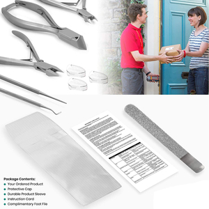 Juego de Pedicura Completo de Acero Inoxidable de Alta Calidad con Estuche Antideslizante, Fácil de Usar, Instrumentos de Podología Reutilizables OEM ODM - Product Image 6