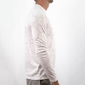 Chemises de pêche à manches longues personnalisées anti-UV, sublimées, à séchage rapide, pour hommes - Product Image 2