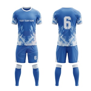 Uniforme de Fútbol para Club, Conjunto de Camiseta y Pantalones Cortos, Ropa Deportiva, Absorbe la Humedad, Personalizable - Product Image 1