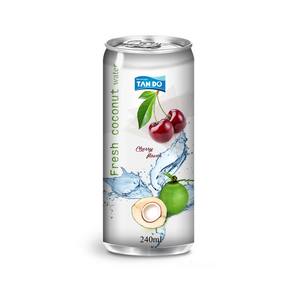 Bebida de Agua de Coco Fresca de 240 ml, Sabor Original de Lichi, Limón, Cereza y Naranja, Bebida de Jugo de Coco, Fabricante de Marca Privada OEM - Product Image 3