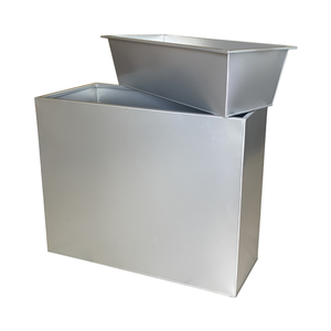 Classic and Modern <b>Zinc</b> <b>Planter</b> Pots Durable and Stylish Home & Garden Plant Containers - Product Image 1