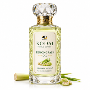 Aceite Esencial de Limoncillo de Tamil Nadu 100% Puro y Natural de Primera Calidad, Destilado al Vapor, para Aromaterapia y Cuidado Facial, Kodai Global Export - Product Image 1