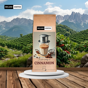 Wholesale Milano <b>Cinnamon</b> Flavored Arabica <b>Ground</b> Coffee 250g | Bulk 0.25kg | Premium Medium Roast Bitter High Quality 1 Year - Product Image 1