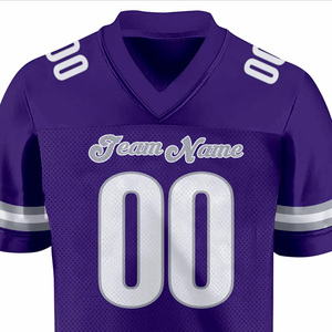Camisetas de Fútbol Americano Sublimadas Personalizadas con Nombre y Número del Jugador, Ligeras y Transpirables, Jersey para Partido de Fútbol Americano - Product Image 3