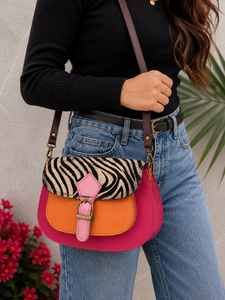 New Arrival Western Style Recycled Leather Handbag Multi Color Purse Women Stylish Multi Uses Shoulder Sling <b>Bag</b> - Product Image 1