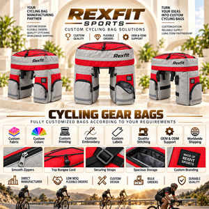 Sac à outils compact pour vélo, pour kit de réparation de vélo, étui de rangement personnalisé avec fermeture éclair, séparateurs intérieurs et sangle de transport pour les trajets quotidiens - Product Image 5