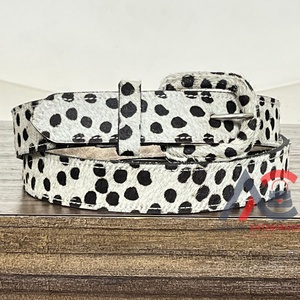 New Handcrafted Hair on Animal Print Western Women's <b>Belt</b> Handmade 100% Real Leather <b>Boho</b> Style Fur Cover Buckle <b>Belt</b> for Jeans - Product Image 1