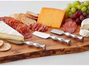 Stainless Steel <b>Cheese</b> <b>Knife</b> <b>Set</b> With Twisted Handle Reusable Food Safe Cutlery For Serving <b>Cheese</b> Hotel And Kitchen Use - Product Image 6