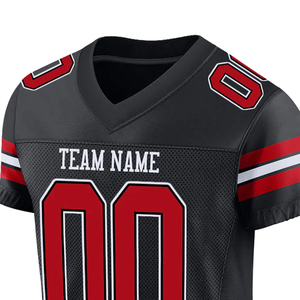 Maillot de football américain sur mesure, 100 % polyester, design élégant, haute qualité, grande taille - Product Image 6