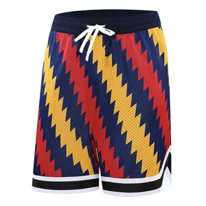 Shorts de basketball à séchage rapide avec poches zippées rose-vert – Nouveau design pour homme, haute performance, meilleure qualité - Product Image 5