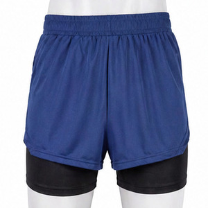 Shorts de bain 2-en-1 pour hommes, shorts de course à séchage rapide avec poche pour téléphone, double couche, shorts de sport pour la salle de sport - Product Image 6