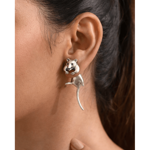 Pendientes de Plata Meera Jaipur India Modelo MTER550 - Product Image 2