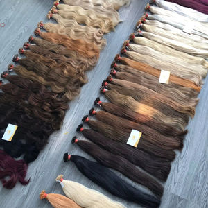 Extensiones de Cabello Remy Virgen 100% de Alta Calidad, Pedido Mínimo de 100g, Longitud de 8-32 Pulgadas, Estilos Liso Sedoso y Ondulado, Nudos Invisibles - Product Image 1